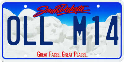 SD license plate 0LLM14