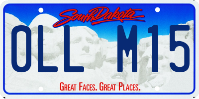 SD license plate 0LLM15
