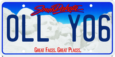 SD license plate 0LLY06