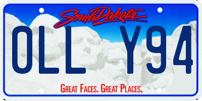 SD license plate 0LLY94