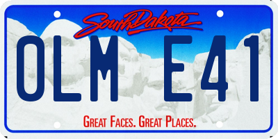 SD license plate 0LME41
