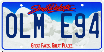 SD license plate 0LME94