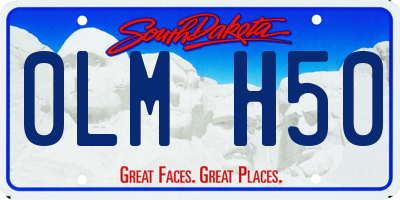SD license plate 0LMH50