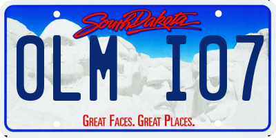 SD license plate 0LMI07