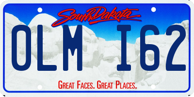 SD license plate 0LMI62