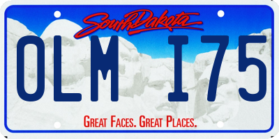 SD license plate 0LMI75