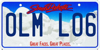 SD license plate 0LML06