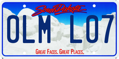 SD license plate 0LML07