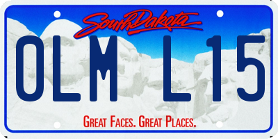 SD license plate 0LML15