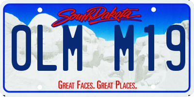 SD license plate 0LMM19