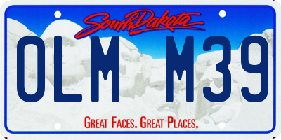 SD license plate 0LMM39