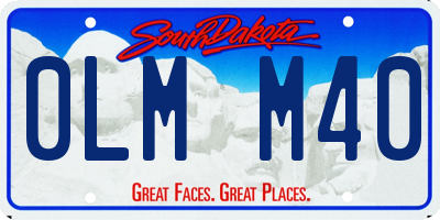 SD license plate 0LMM40