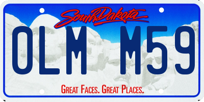 SD license plate 0LMM59