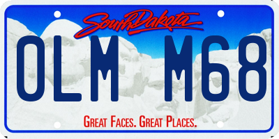 SD license plate 0LMM68