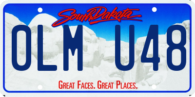 SD license plate 0LMU48