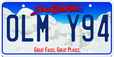 SD license plate 0LMY94
