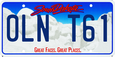 SD license plate 0LNT61