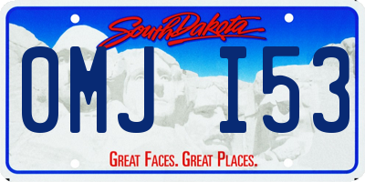 SD license plate 0MJI53