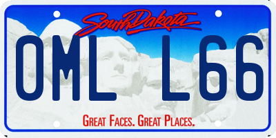 SD license plate 0MLL66