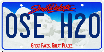 SD license plate 0SEH20