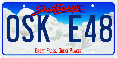 SD license plate 0SKE48