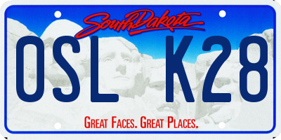 SD license plate 0SLK28