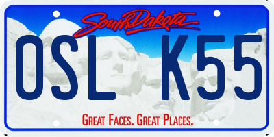 SD license plate 0SLK55