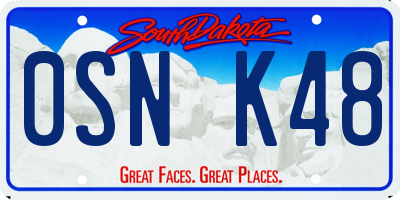 SD license plate 0SNK48