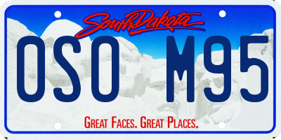SD license plate 0SOM95