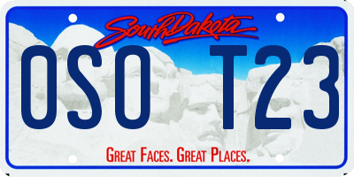 SD license plate 0SOT23