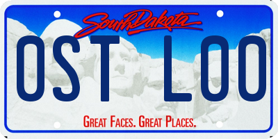 SD license plate 0STL00