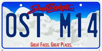 SD license plate 0STM14
