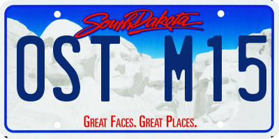 SD license plate 0STM15
