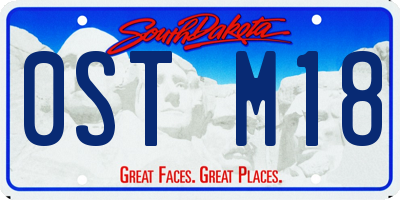 SD license plate 0STM18