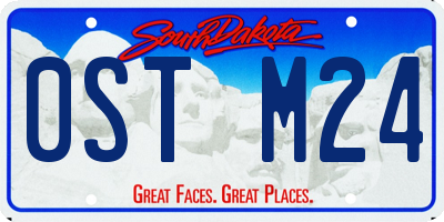 SD license plate 0STM24