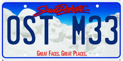 SD license plate 0STM33