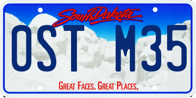 SD license plate 0STM35