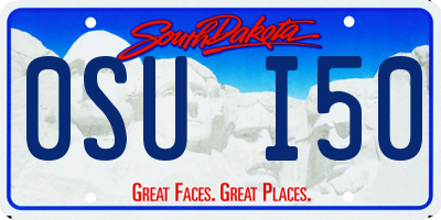 SD license plate 0SUI50