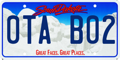 SD license plate 0TAB02