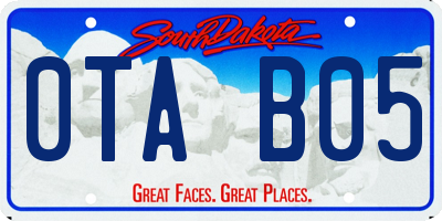 SD license plate 0TAB05
