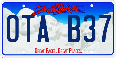 SD license plate 0TAB37