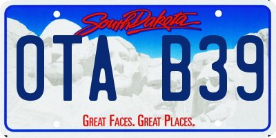 SD license plate 0TAB39
