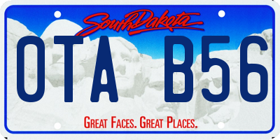 SD license plate 0TAB56