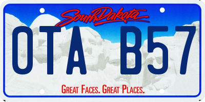 SD license plate 0TAB57