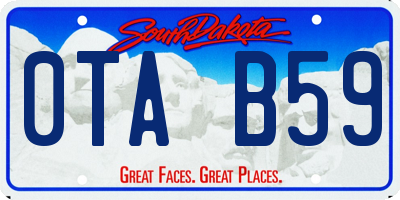 SD license plate 0TAB59