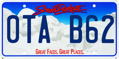 SD license plate 0TAB62