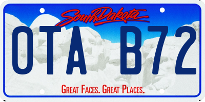 SD license plate 0TAB72