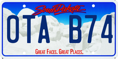 SD license plate 0TAB74
