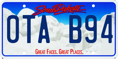 SD license plate 0TAB94