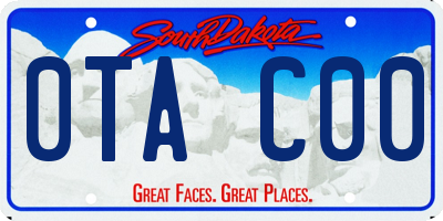 SD license plate 0TAC00